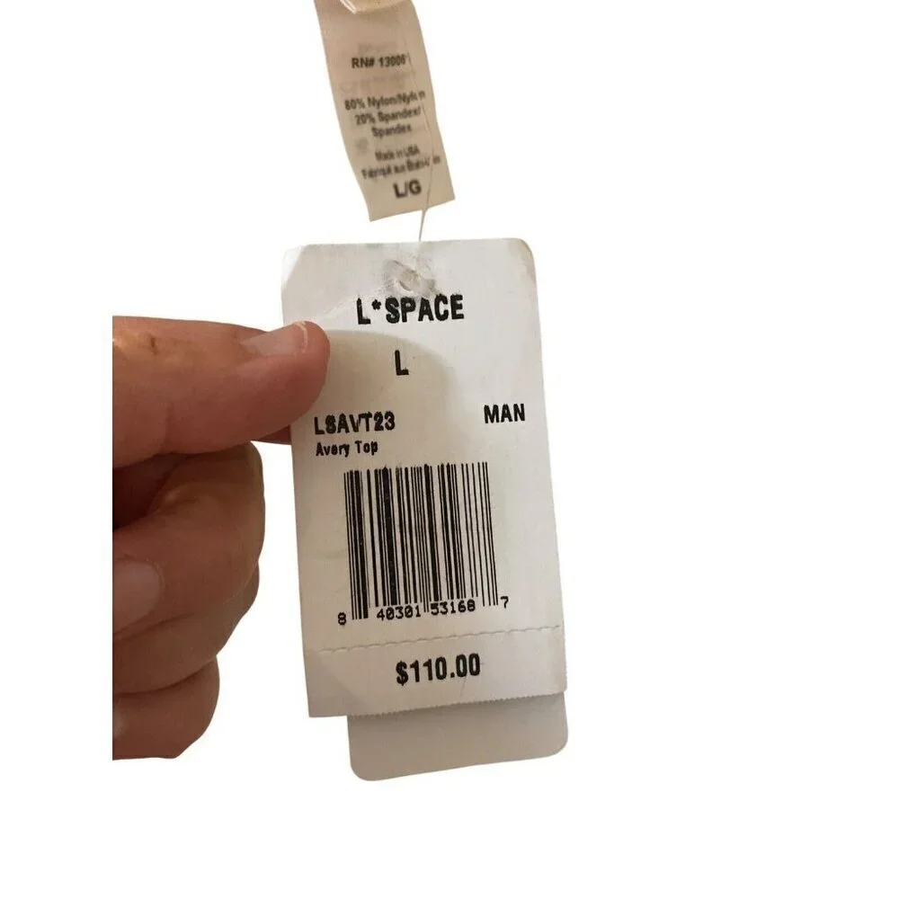 L*Space Avery Top in mango size large MSRP $110